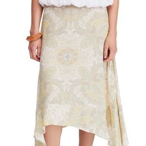 Free People At the Shore Sharkbite hem skirt